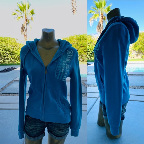 BIG BEAR California HOODIE JACKET Large - Picture 4 of 12
